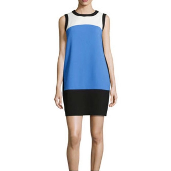 Kate Spade ~Maysie Sleeveless Colorblock Shift Dress - Picture 4 of 5
